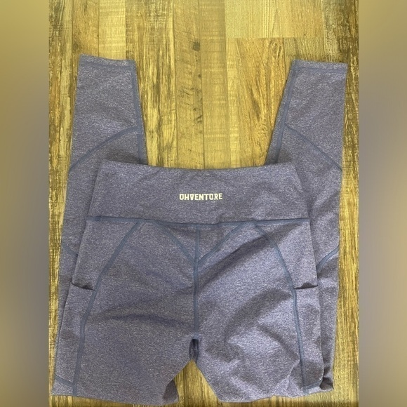 Uhventure Artic Glacier Leggings Marble Purple Medium - Picture 7 of 8